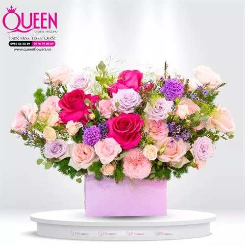Mẫu Hoa Giỏ Đẹp 090